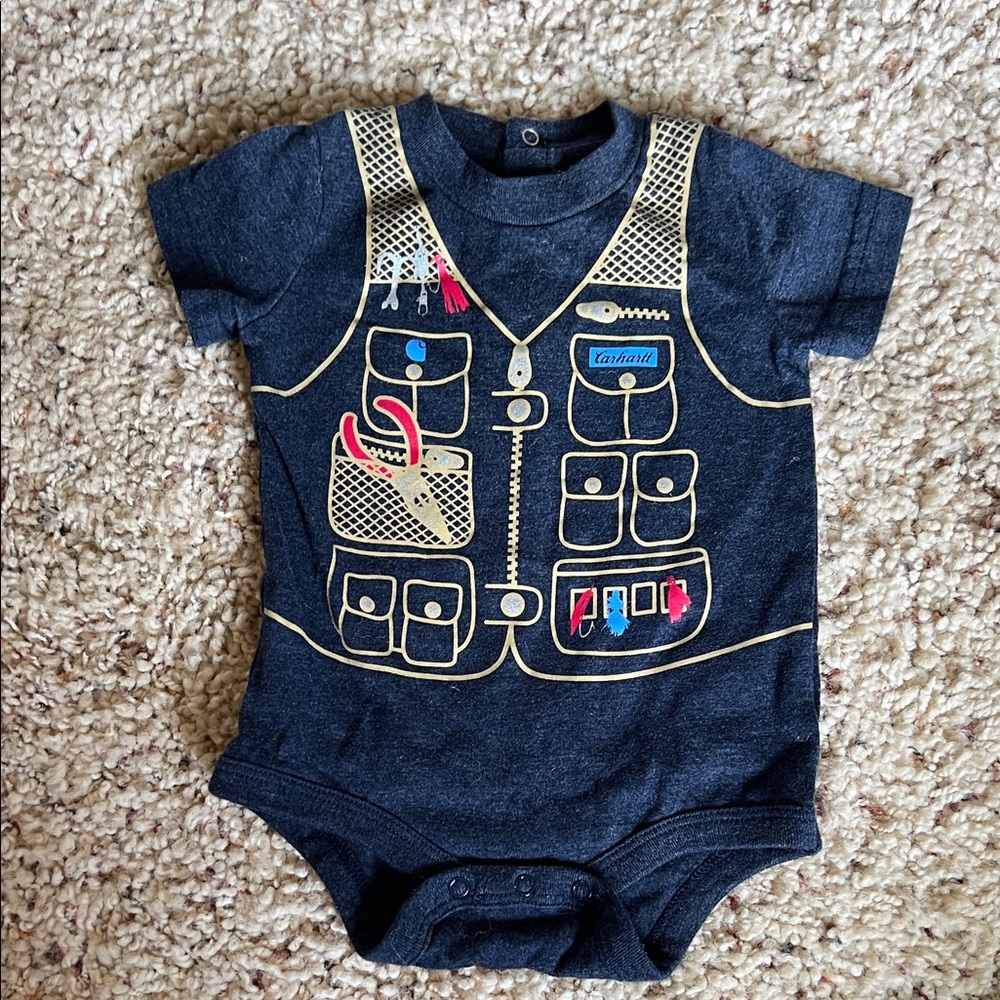 Carhartt Navy Blue Kids Bodysuit